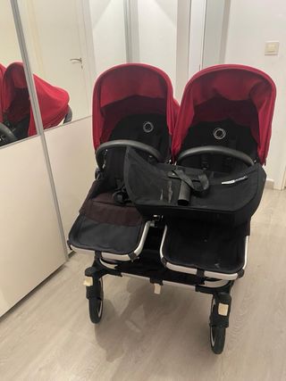 Carro Bugaboo Doble con Cesta