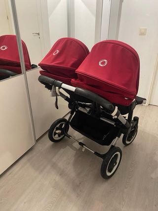 Carro Bugaboo Doble con Cesta