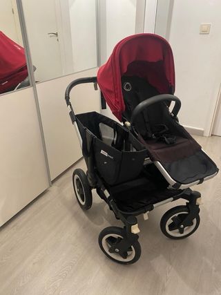 Carro Bugaboo Doble con Cesta