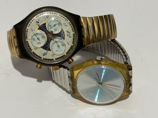 Lotto 3 Orologi Swatch Oro Argento