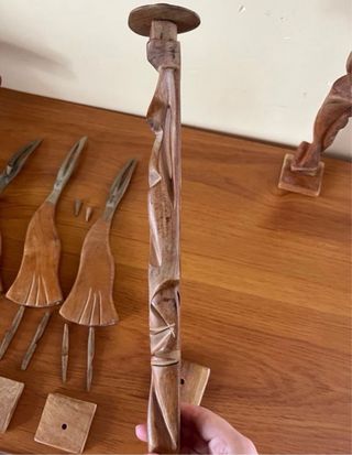 Figuras de madera cubanas