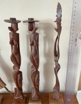 Figuras de madera cubanas