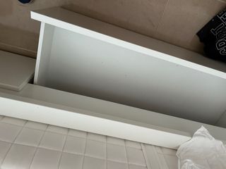 Cama Blanca incluso cajones y colchon y topper