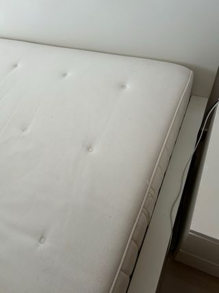 Cama Blanca incluso cajones y colchon y topper