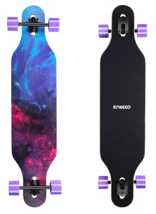 Longboard Skate Diseño Galaxia