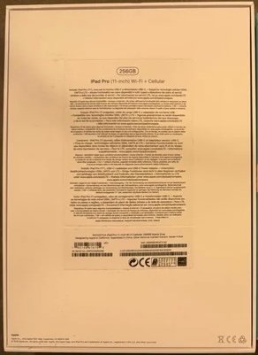 iPad Pro 11 Cellular 256GB Gris 2018