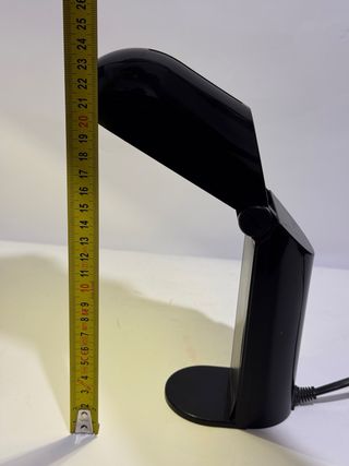 Coppia lampade design rosso e nero