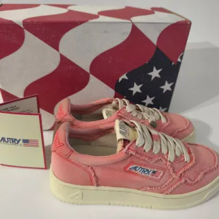 Autry Sneakers Donna Tessuto Denim Rosa 37