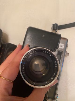 Cámara Vintage Yashica Negra