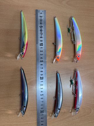 Amostras pesca Yo-zuri Cristal Minnow 130