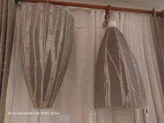 Lámpara de techo diseño seda, precio unidad