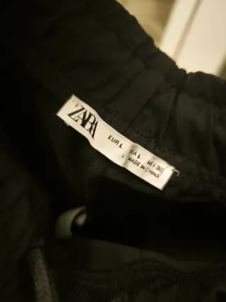 Pantalón Zara Negro Talla L