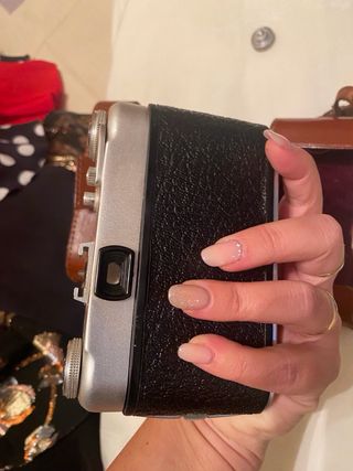 Cámara Regula IIIA vintage funda cuero