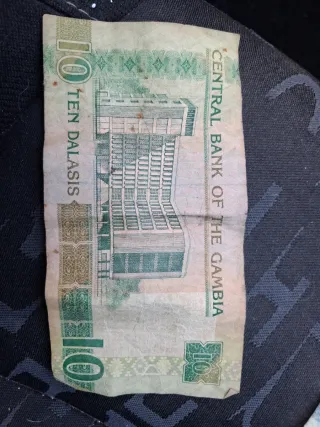 10 y 25 Dalasis de Gambia
