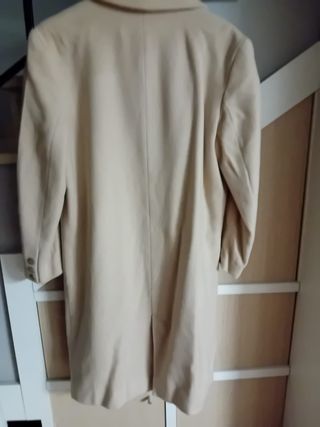 Abrigo largo beige