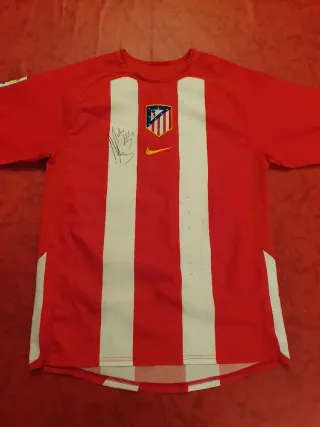 Camiseta Atleti Local Nike Roja Firmada