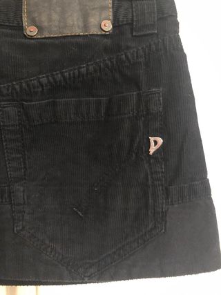 Gonna Dondup nera taglia 25