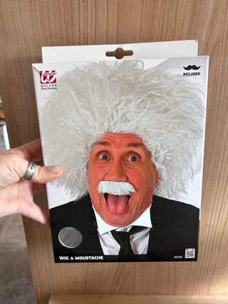 Peluca y bigote Albert Einstein
