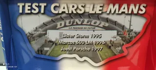 Scalextric Slot Set FLY TEST CARS Le Mans 95-97