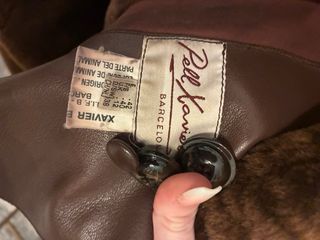 Abrigo Pell Xavier Barcelona Marrón