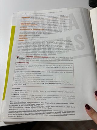 Geografía e historia, 1 ESO