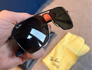 Occhiali da sole Ray-Ban neri/argento