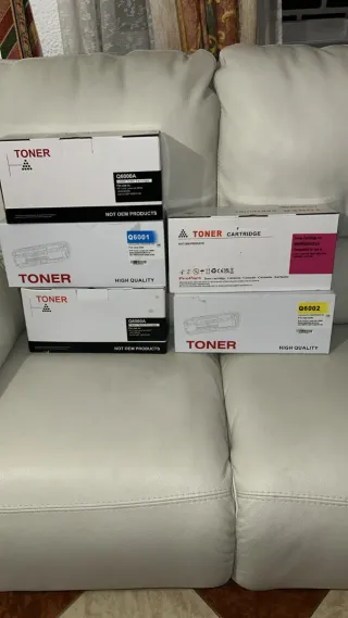 Cartuchos Toner HP Q6000A, Q6001, Q6002, Q6003A