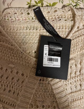 Cardigan donna Gian Vargian Beige