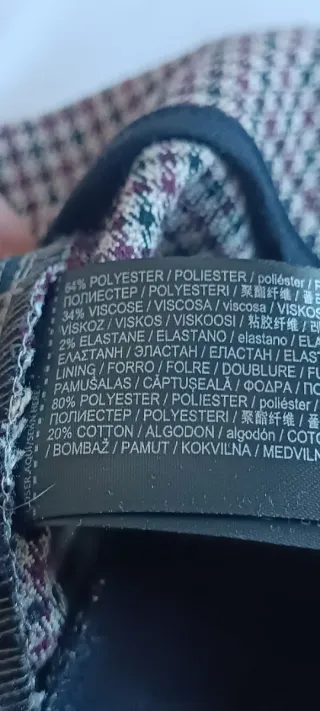 Pantalón Mango pata de gallo T46