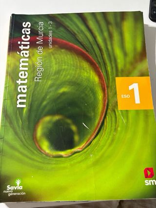 Matemáticas. 1 ESO. Savia Nueva Generación. Murcia