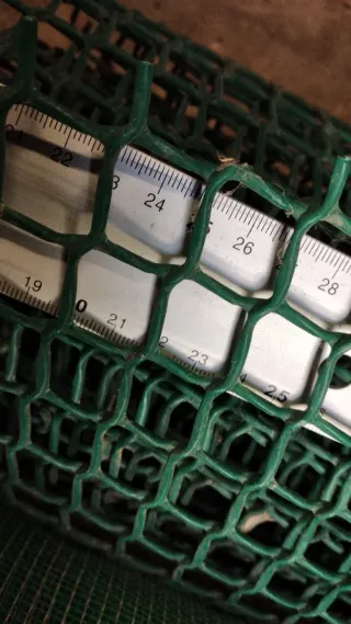 Malla plàstica verda (rollos)