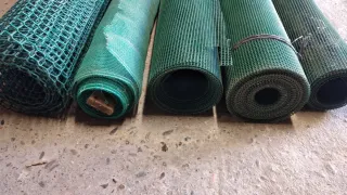 Malla plàstica verda (rollos)