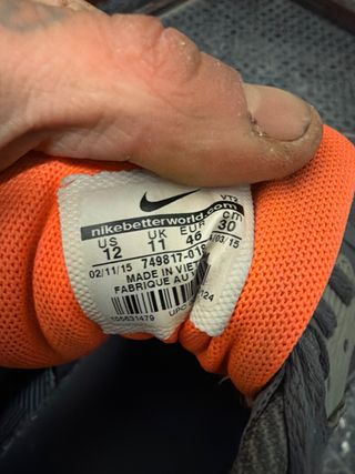 Scarpe Nike Air Max Grigie Arancioni