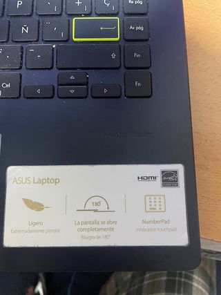 Portátil ASUS Negro