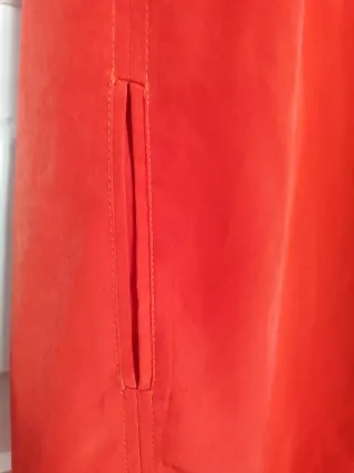 Vestido Rojo Zara Basic Talla L