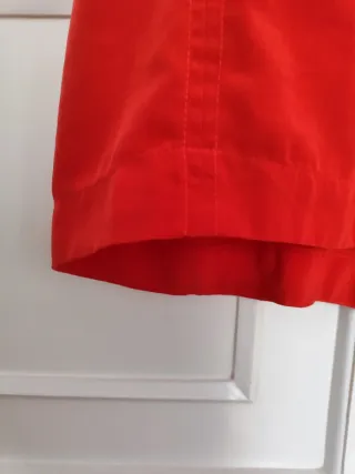 Vestido Rojo Zara Basic Talla L