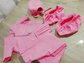 Disfraz Doctora Infantil Rosa