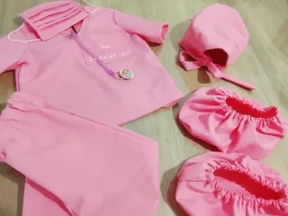 Disfraz Doctora Infantil Rosa