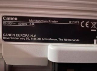 Impresora Canon Blanca y Gris