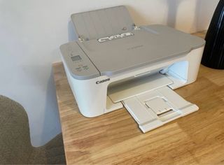 Impresora Canon Blanca y Gris