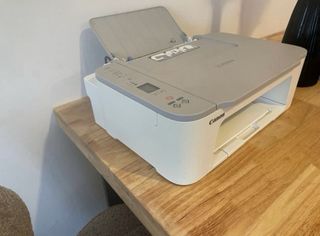 Impresora Canon Blanca y Gris