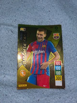 Cromo Koundé Balón de Oro Panini