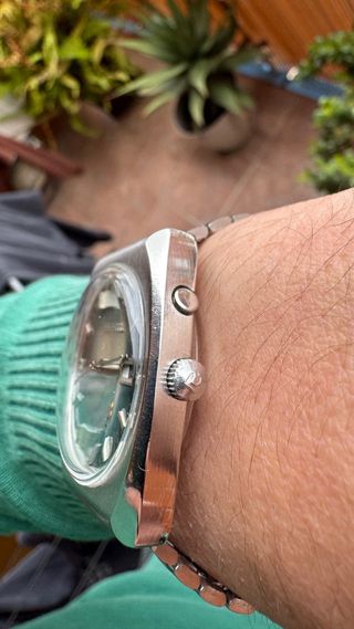 Reloj Ricoh Automático Vintage Esfera Azul