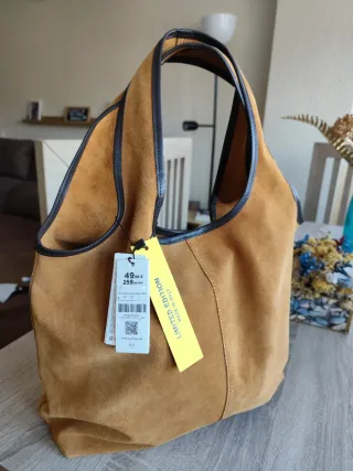Bolso Parfois piel mostaza