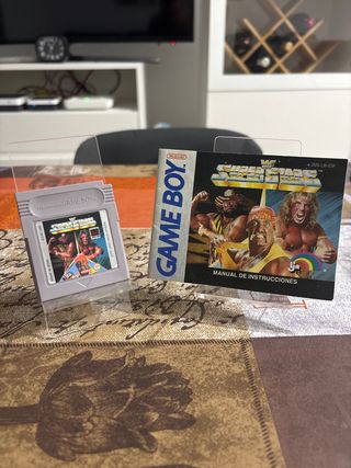 WWF Superstars Game Boy Cartucho y Manual