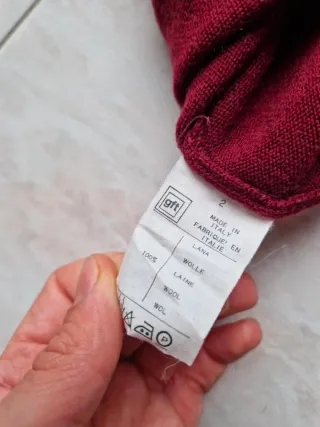 Valentino Archive Maglione Rosso GFT Era