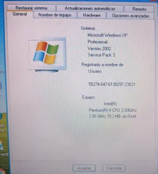 Portátil Sony Vaio Pentium 4 2.80GHz