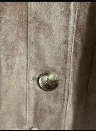 Chaqueta Zara Piel y Ante Marrón