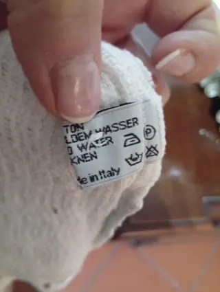 Camicetta Positano bianca con riga jeans celeste