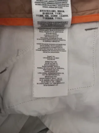 Jorts cargo vaquero con estampado GUESS 14